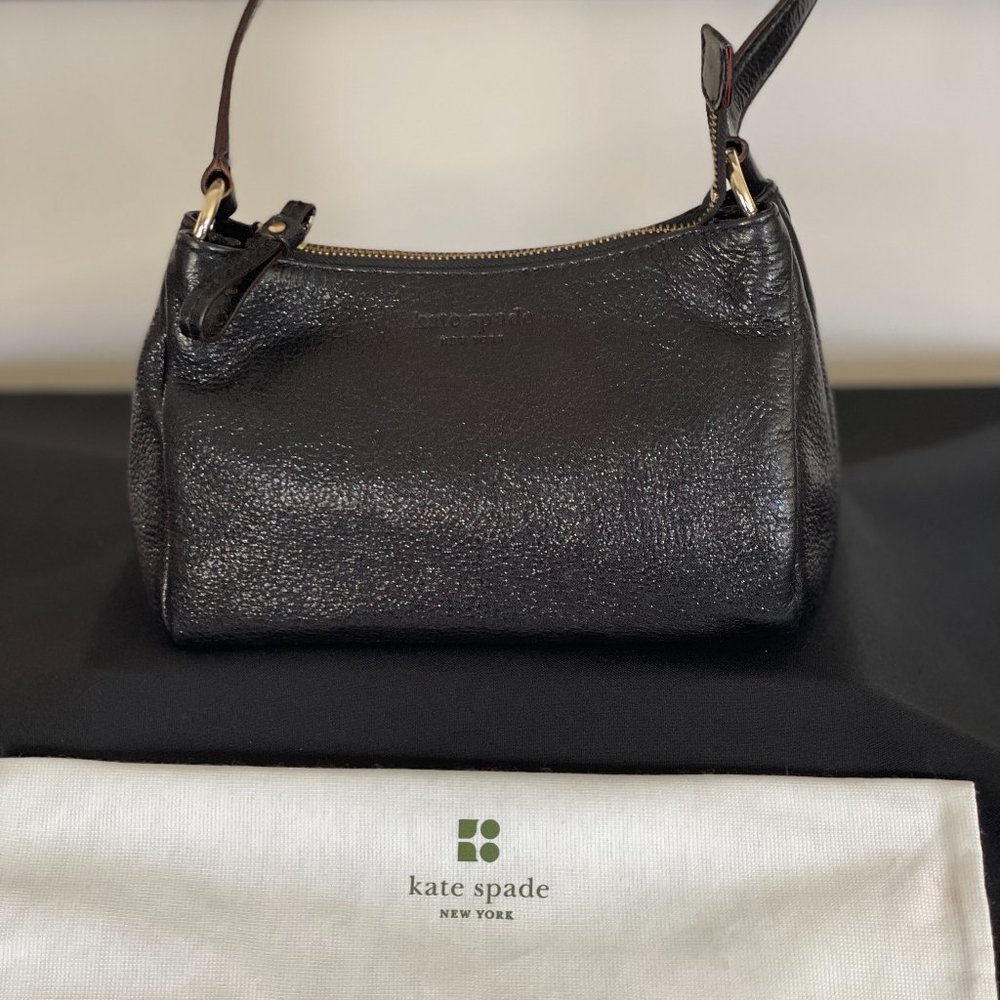 Kate Spade small shoulder bag in glistening fabric